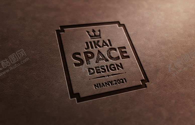 编号：85438010010808181911【酷图网】源文件下载-皮质压纹LOGO贴图模板