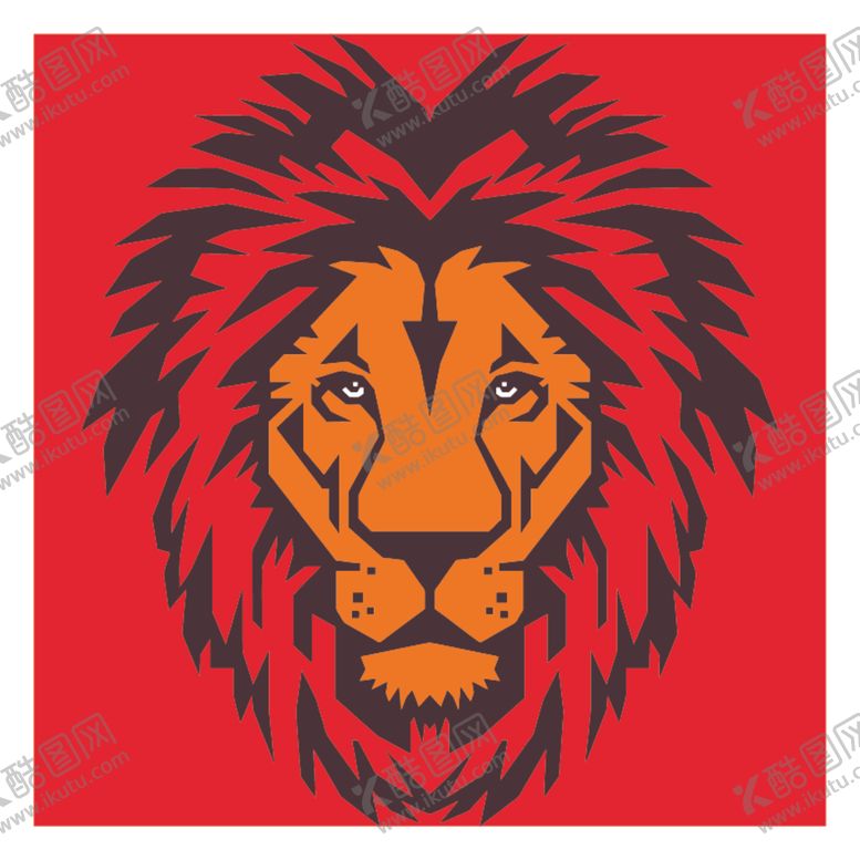 编号：85003309200523388988【酷图网】源文件下载-狮子Lion涂鸦动物