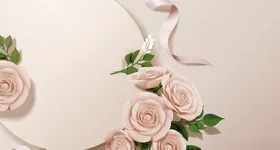 鲜花背景化妆品背景广告底图
