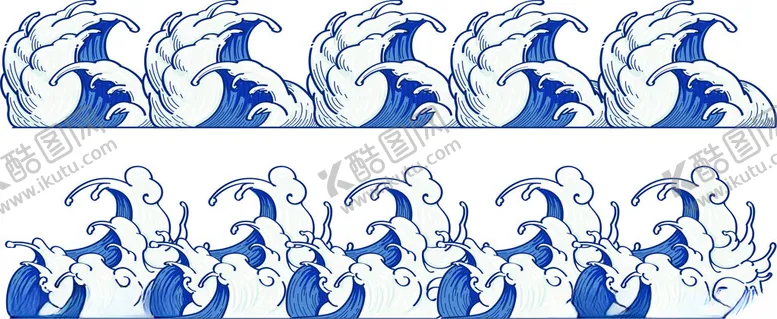编号：25997302221359017581【酷图网】源文件下载-矢量浪花