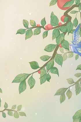 花鸟工笔画卉国画中国风