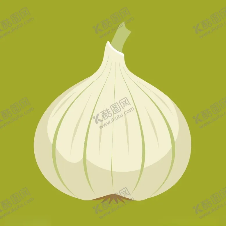 编号：98278102250457014061【酷图网】源文件下载-平面风格大蒜