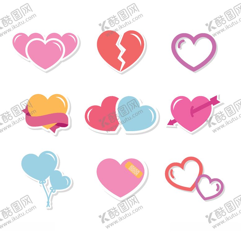 编号：30927109242316591527【酷图网】源文件下载-爱心