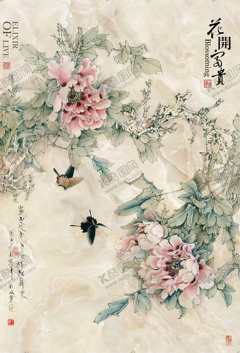 编号：32019609291916578771【酷图网】源文件下载-花鸟工笔画