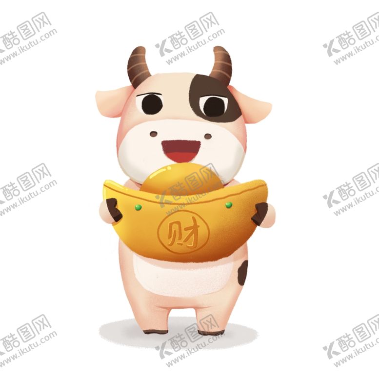 编号：44002105100753421271【酷图网】源文件下载-牛年卡通形象