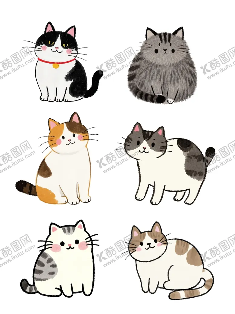 编号：73014403010901305110【酷图网】源文件下载-猫咪组合