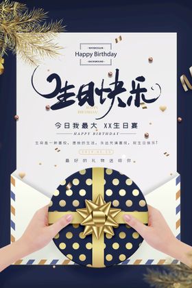 生日快乐创意海报 