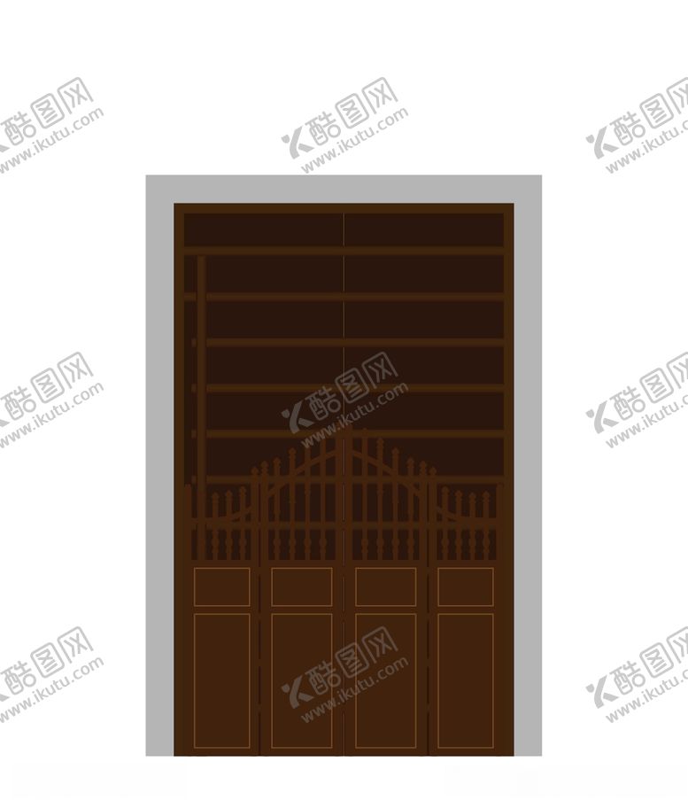 编号：62097809230544579912【酷图网】源文件下载-西关趟栊门