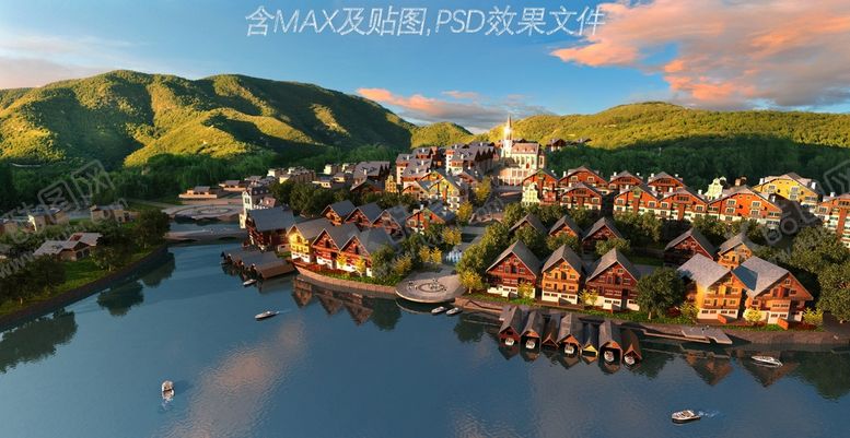 编号：49888302060108029327【酷图网】源文件下载-别墅模型