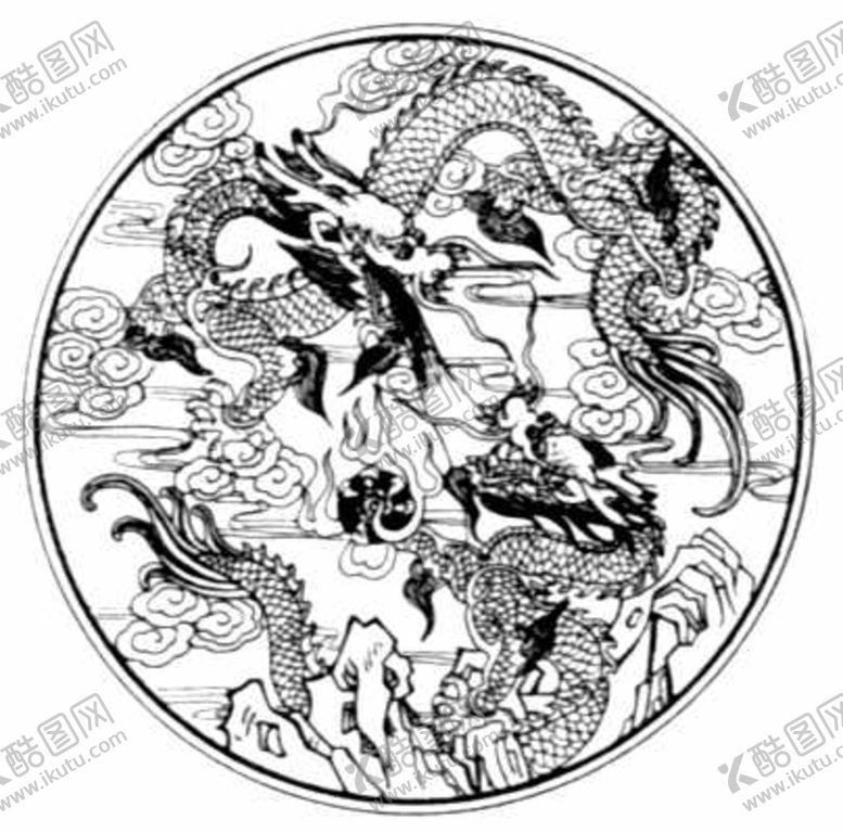 编号：28041705092303397593【酷图网】源文件下载-中式花边图案