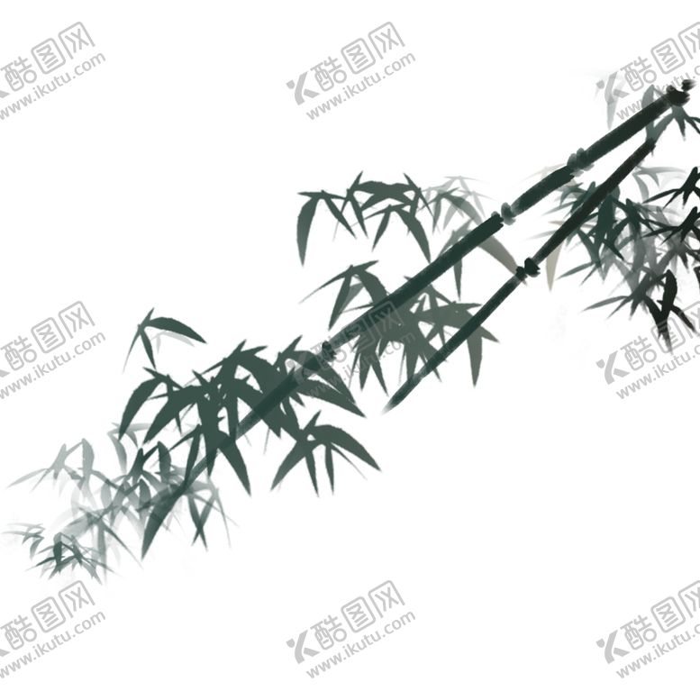 编号：91640207081840458467【酷图网】源文件下载-水墨竹子