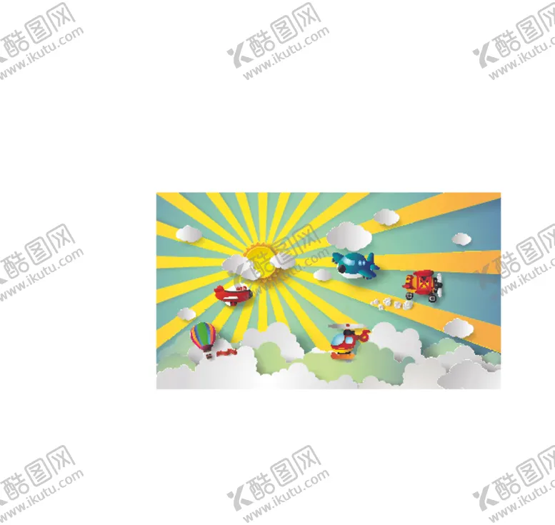 编号：89714705071125297172【酷图网】源文件下载-小清新简约创意剪纸海报图片