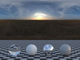 C4D天空贴图HDR贴图白云环境3渲染背景
