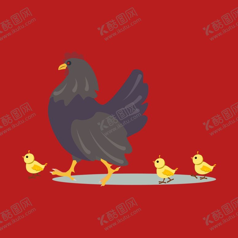 编号：97571202190641054820【酷图网】源文件下载-手绘线描小鸡