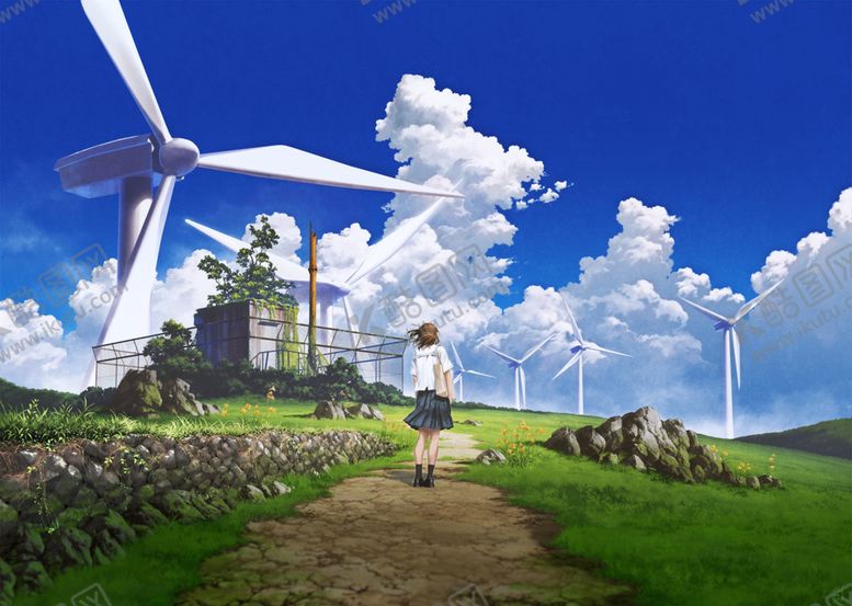 编号：22921209201012367162【酷图网】源文件下载-彩色人物动漫插画背景