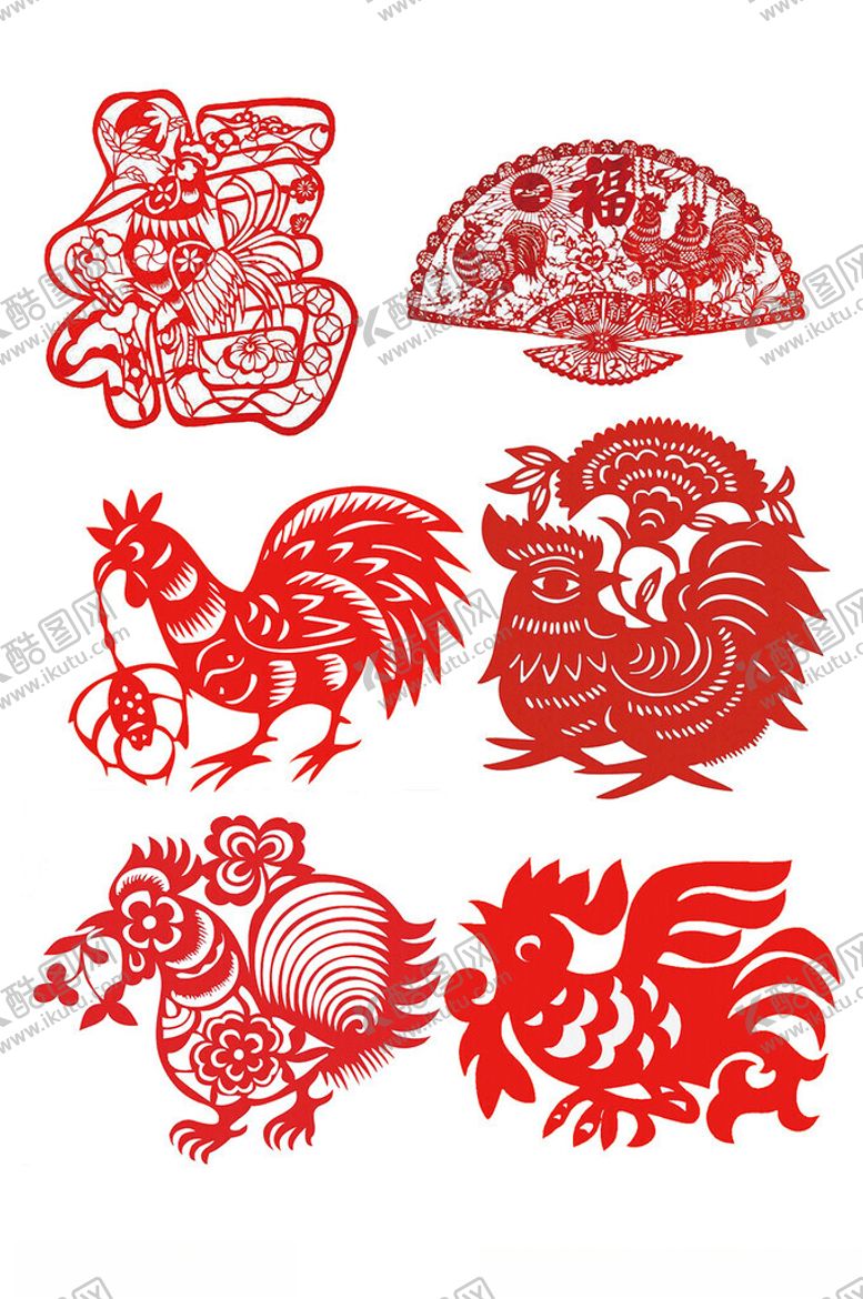 编号：82003903020003159333【酷图网】源文件下载-红色喜庆剪纸PSD元素