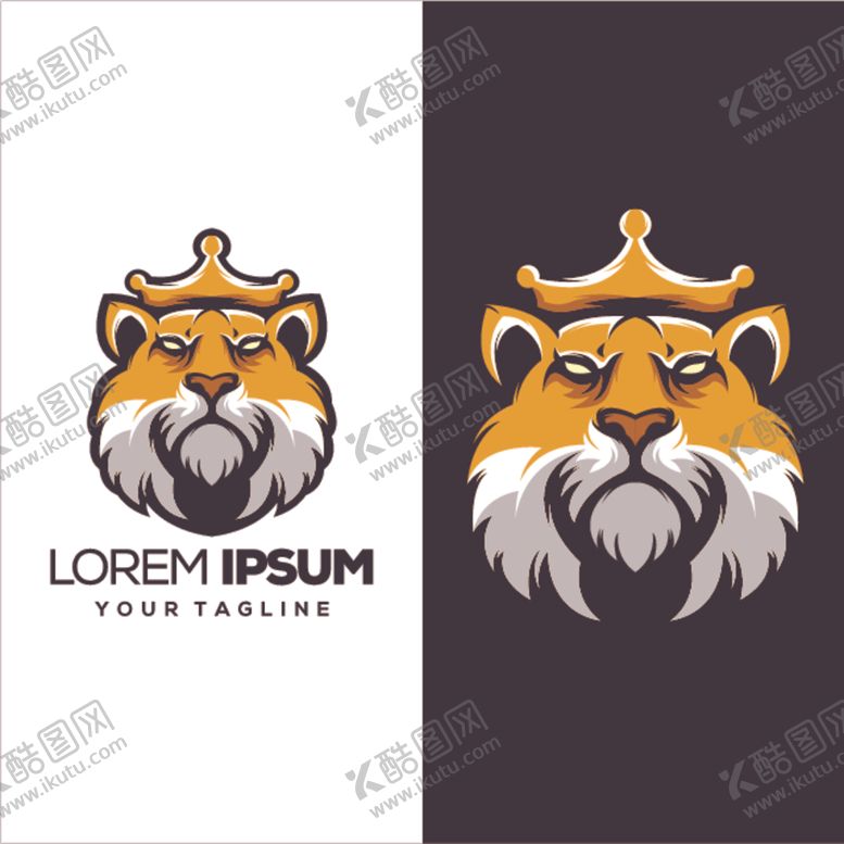 编号：78803810151704487693【酷图网】源文件下载-戴皇冠的动物