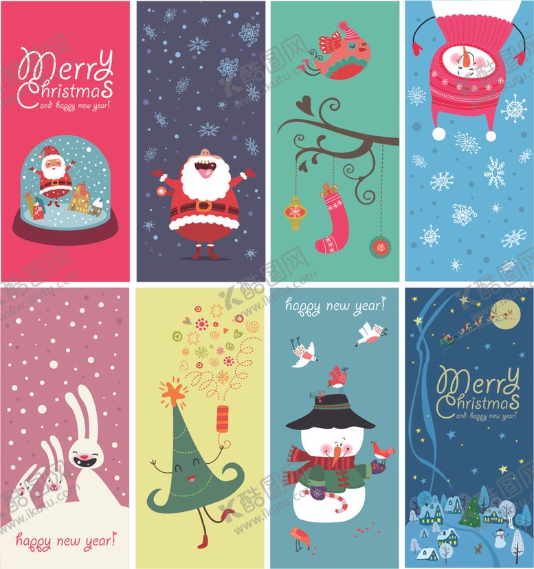 编号：30461910011542443122【酷图网】源文件下载-圣诞节创意卡通图案