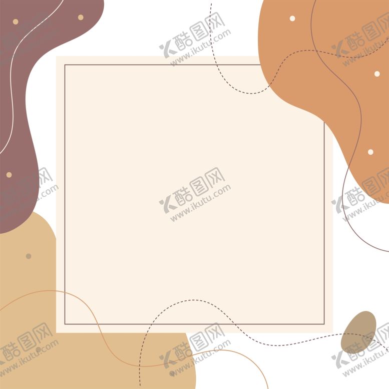 编号：55056103242053086918【酷图网】源文件下载-方形简约海报