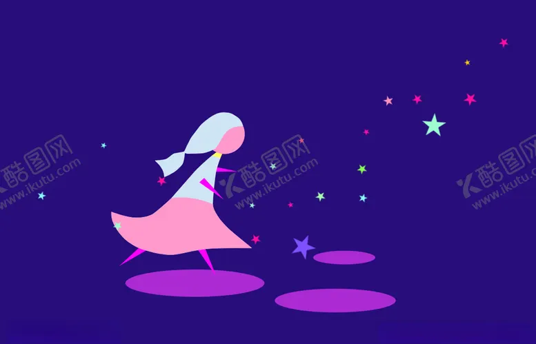 编号：87623203131555124375【酷图网】源文件下载-追星星的女孩