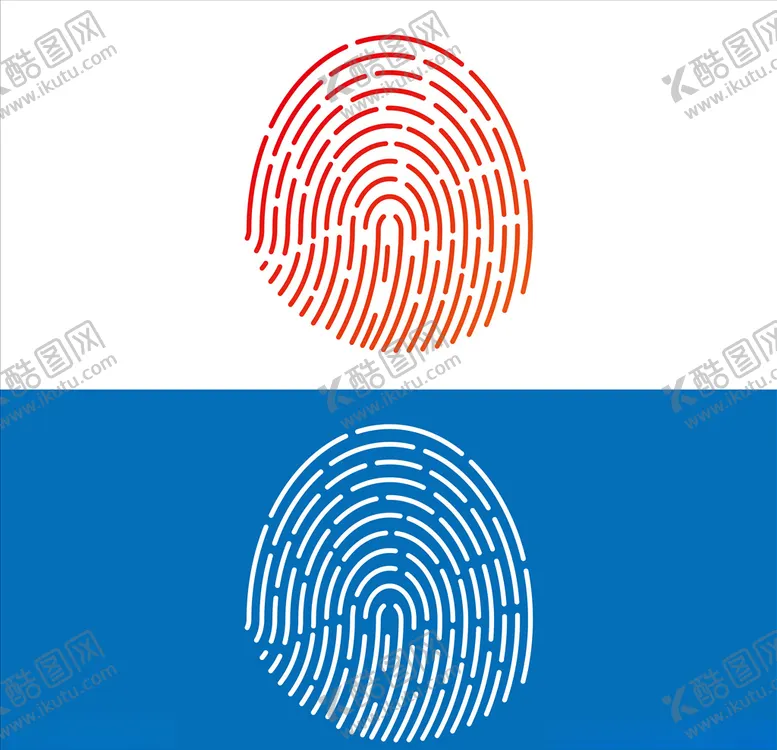 编号：31414604210315338493【酷图网】源文件下载-指纹矢量指纹大拇指图标