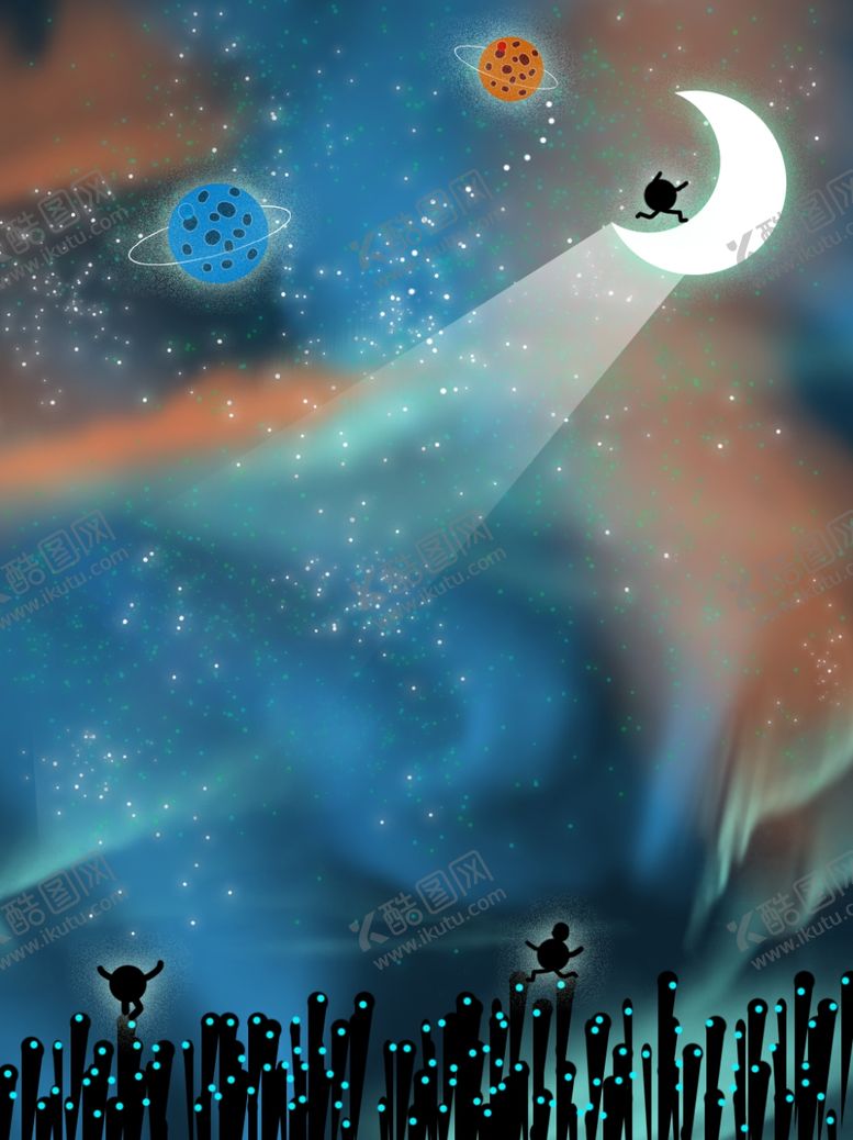 编号：61698309281335037341【酷图网】源文件下载-星空海报