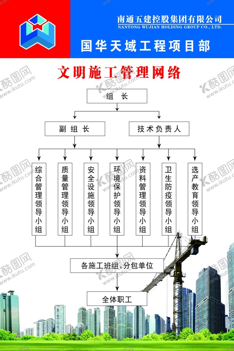 编号：45238906260434339778【酷图网】源文件下载-文明施工管理网络图