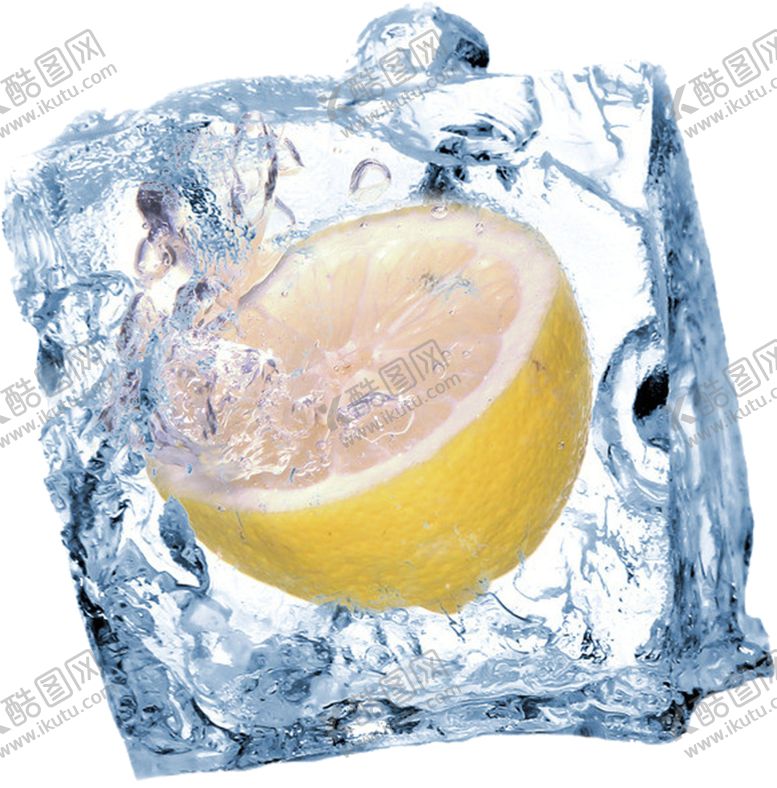编号：47975010030512514972【酷图网】源文件下载-创意柠檬冰块
