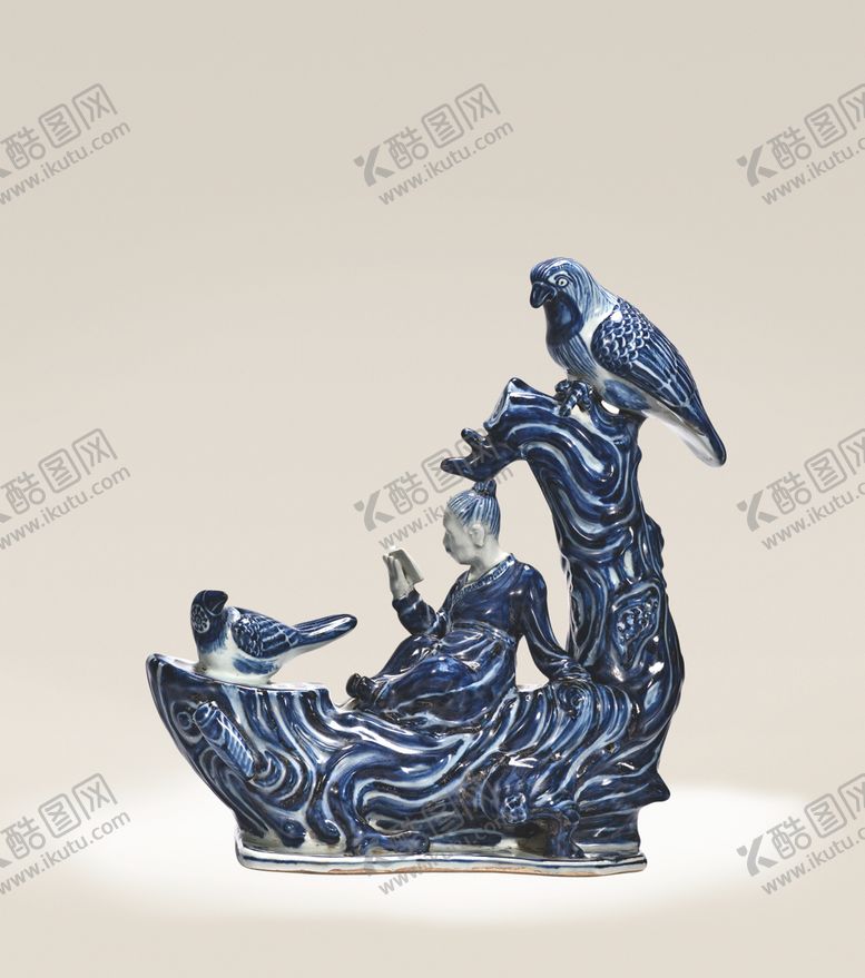 编号：73854409110000187144【酷图网】源文件下载-青花高士问道