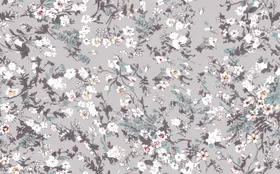 大牌小碎花杂色黑白水彩