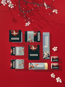  国潮包装样机