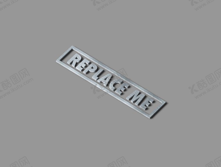 编号：29162111031615598299【酷图网】源文件下载-金属logo样机