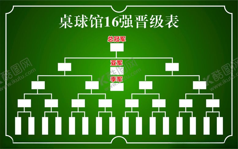 编号：50908603011207128797【酷图网】源文件下载-台球晋级表