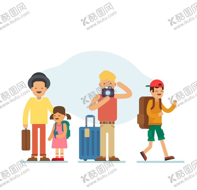 编号：21521607080738514207【酷图网】源文件下载-旅客游客