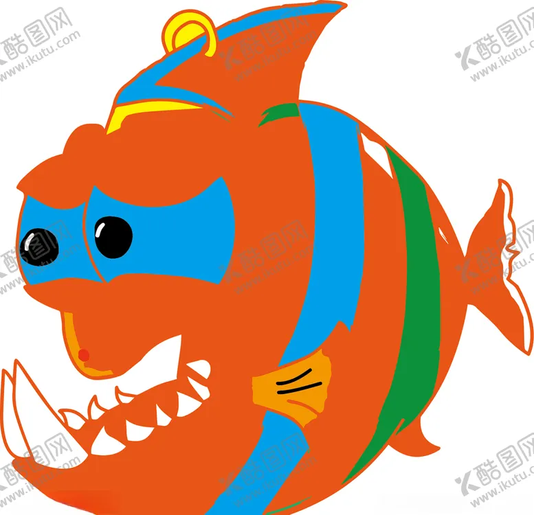 编号：22959006250432381218【酷图网】源文件下载-卡通鱼