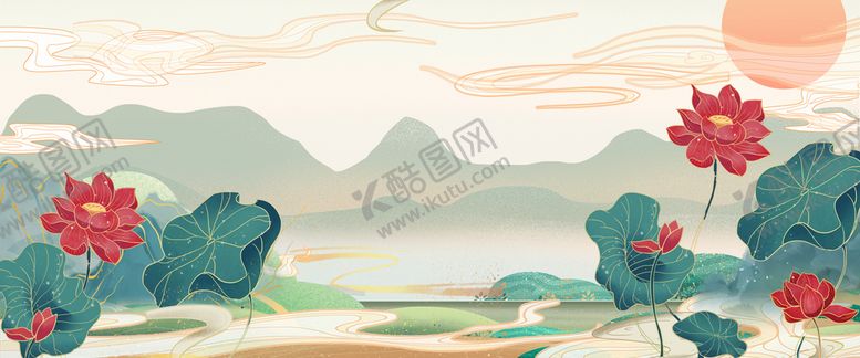 编号：80412509252227089453【酷图网】源文件下载-淡雅中国风