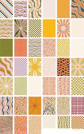 多彩几何图案素材集合