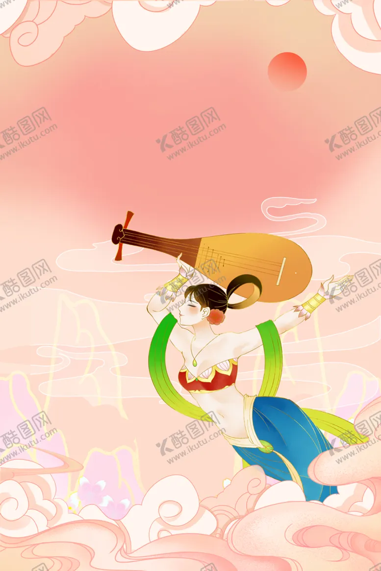 编号：56315210180938073395【酷图网】源文件下载-中式山水海报背景