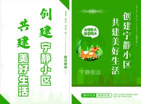 公园小区标识宣传牌
