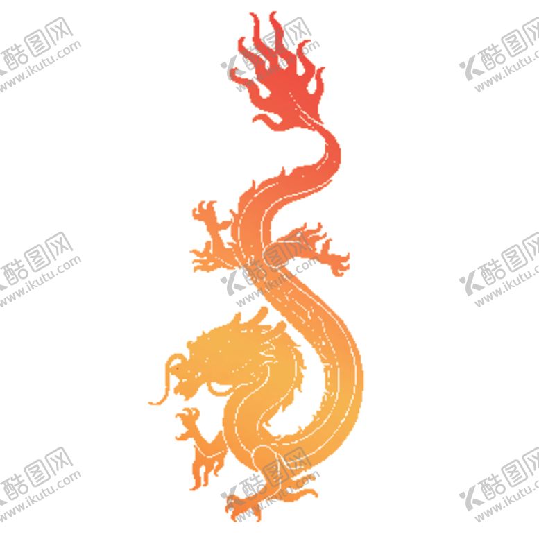 编号：79233205160335425490【酷图网】源文件下载-龙形象设计图案