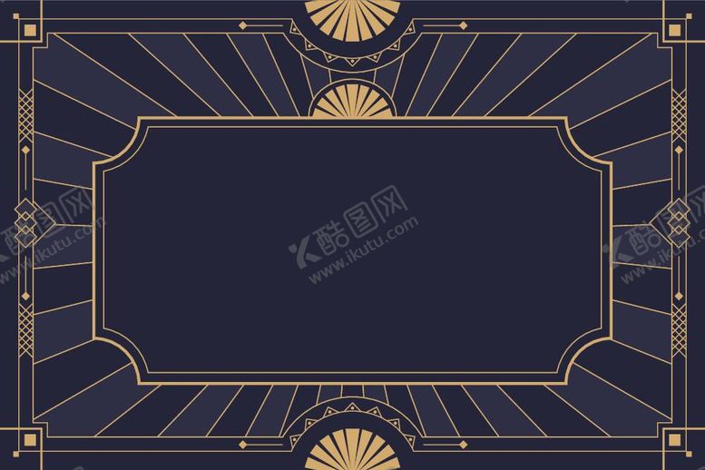 编号：34520709241005113952【酷图网】源文件下载-金色线条暗色背景