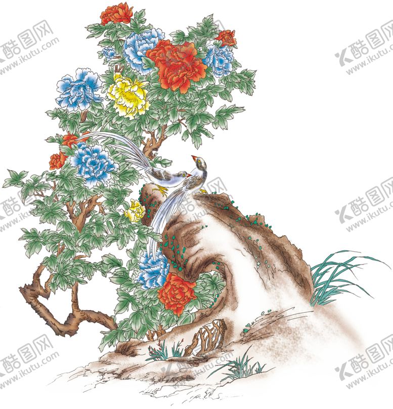 编号：40289409091923337659【酷图网】源文件下载-牡丹花