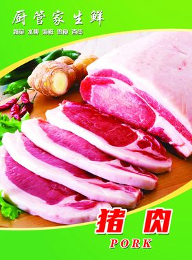 猪肉海报