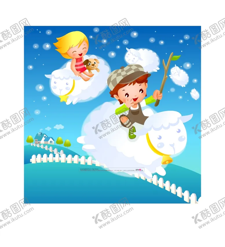 编号：24816909170832291205【酷图网】源文件下载-儿童插画