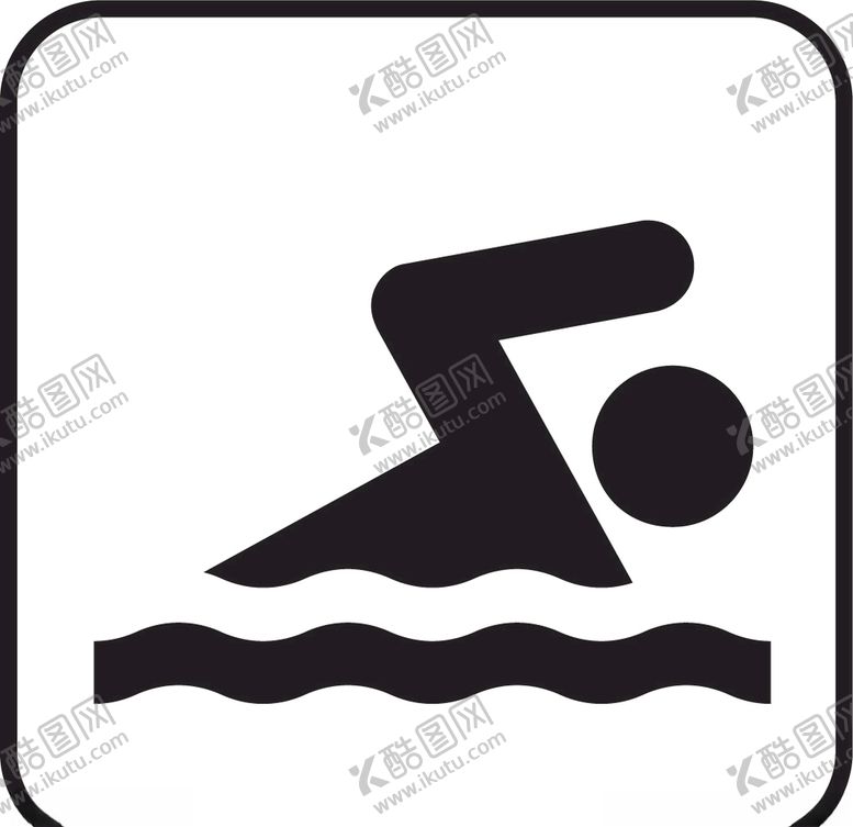 编号：10599310121325124704【酷图网】源文件下载-游泳运动图标