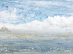 云净天空大理石背景墙