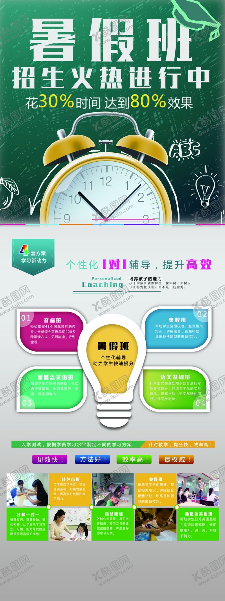 编号：76818906190445549448【酷图网】源文件下载-暑假班海报