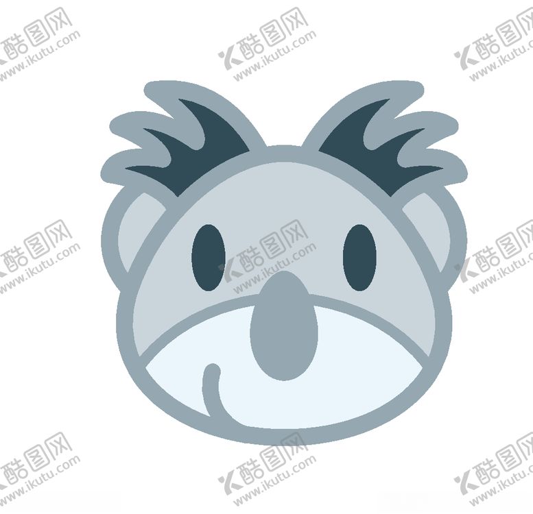 编号：65301309171419212767【酷图网】源文件下载-矢量卡通动物头像