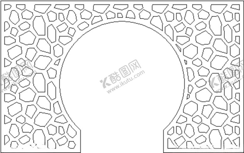 编号：20985907081735284828【酷图网】源文件下载-镂空雕刻背景墙雕花隔断