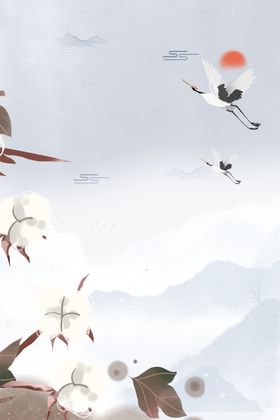 中国风背景传统文化古画